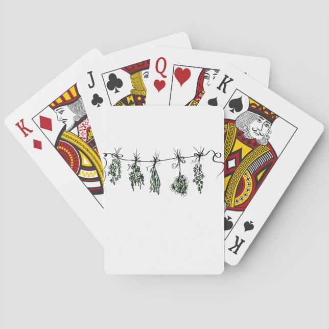Baraja De Cartas Herbs de jardín (Reverso)