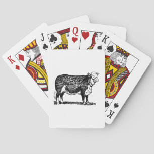 Baraja De Cartas Hereford Cow