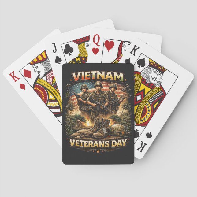 Baraja De Cartas Hermanos de Vietnam (Reverso)