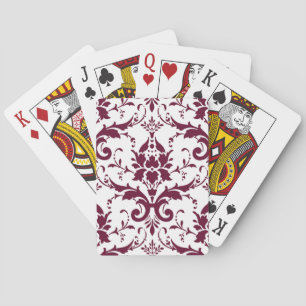 Baraja De Cartas Hermosa Damask