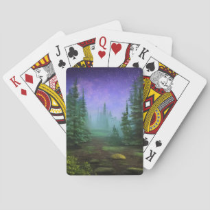 Baraja De Cartas Hermosa escena de la naturaleza Moonlight