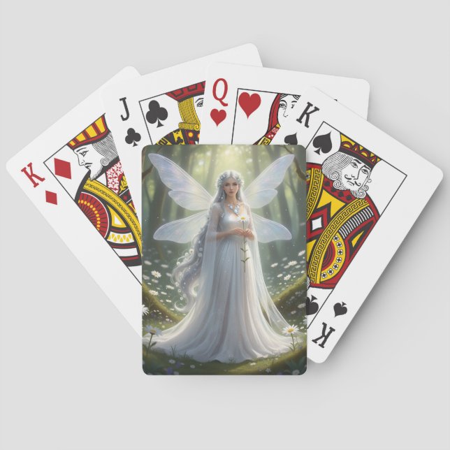 Baraja De Cartas Hermosa fábrica de diamantes de abril (Reverso)
