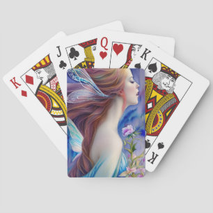 Baraja De Cartas Hermosa fantasía de hadas con asombrosas alas