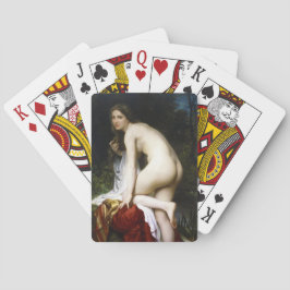 Baraja De Cartas Hermosa pluma femenina (por Bouguereau)