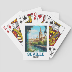 Baraja De Cartas Hermosa Sevilla Belleza de Andalucía España Viaje