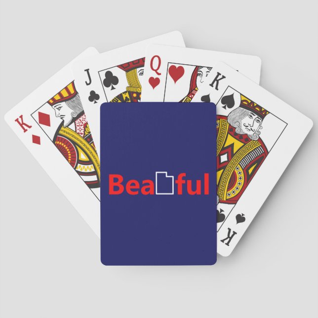 Baraja De Cartas Hermosa Utah (Reverso)