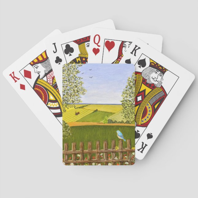 Baraja De Cartas Hermosa vista (Reverso)