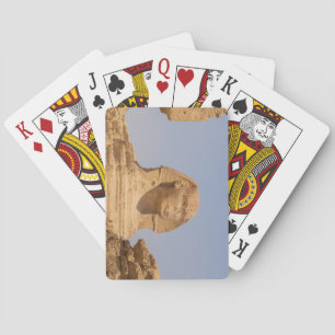 Baraja De Cartas Hermosa vista del antiguo Gran Esfinge en Egipto