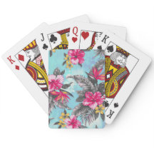 Hermosas acuarelas de pintura floral tropical