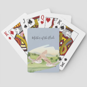 Baraja De Cartas Hermoso Boda de OWLS