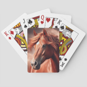 Baraja De Cartas Hermoso caballo toscado