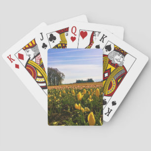 Baraja De Cartas Hermoso Campo de Tulipanes, Oregon