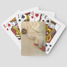 Hermoso cuerpo femenino con medias rojas