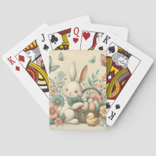 Baraja De Cartas Hermoso de Pascua y pollo