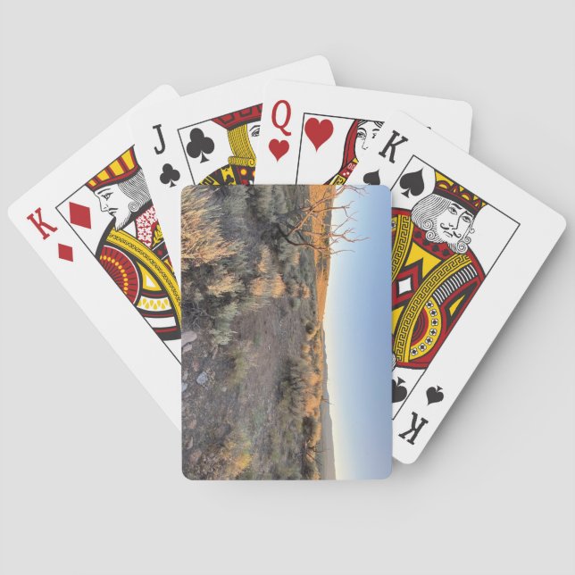 Baraja De Cartas Hermoso desierto de Nevada (Reverso)