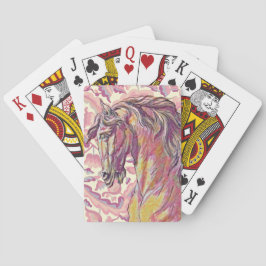 Baraja De Cartas Hermoso estilo de arte del caballo