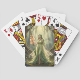 Baraja De Cartas Hermoso Fairy August Peridot