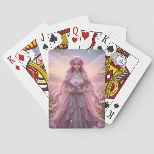Baraja De Cartas Hermoso hálito Opal de octubre (Reverso)
