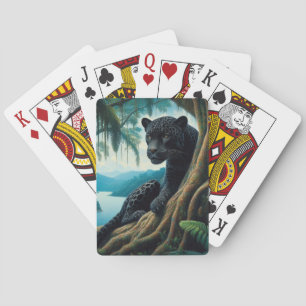 Baraja De Cartas Hermoso Jaguar negro