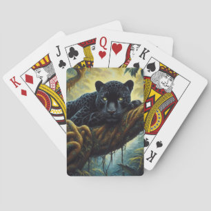 Baraja De Cartas Hermoso Jaguar negro
