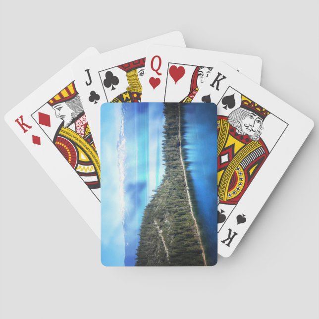 BARAJA DE CARTAS HERMOSO LAGO TAHOE (Reverso)
