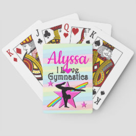 BARAJA DE CARTAS HERMOSO ME ENCANTA EL DISEÑO DE GIMNASTICAS