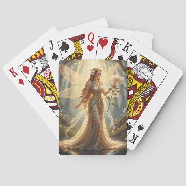 Baraja De Cartas Hermoso Noviembre Fairy Topaz (Reverso)