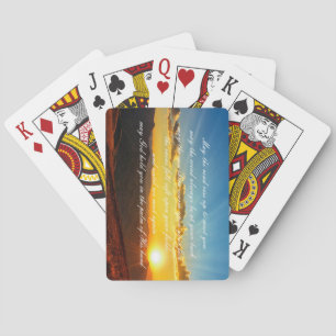 Baraja De Cartas Hermoso poema de "Que el camino se levante para co