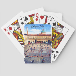 Baraja De Cartas Hermoso viaje acuático por Bolonia Italia