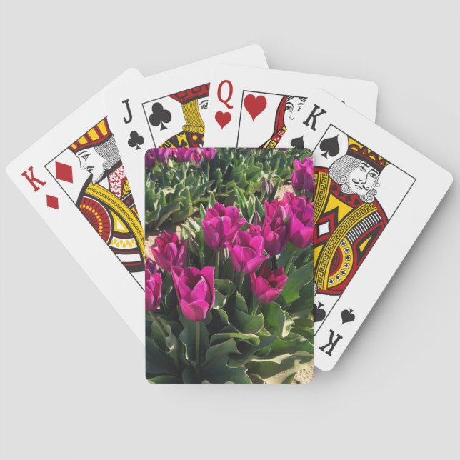 Baraja De Cartas Hermosos Tulips (Reverso)