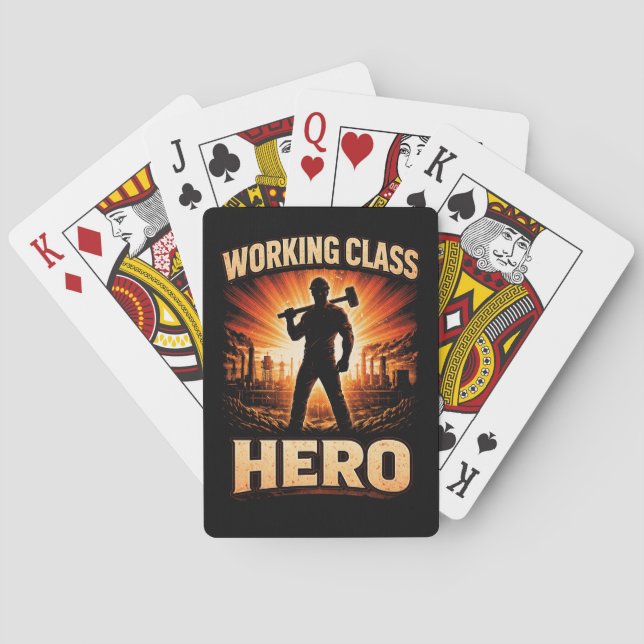 Baraja De Cartas Héroe de la Clase Trabajadora (Reverso)