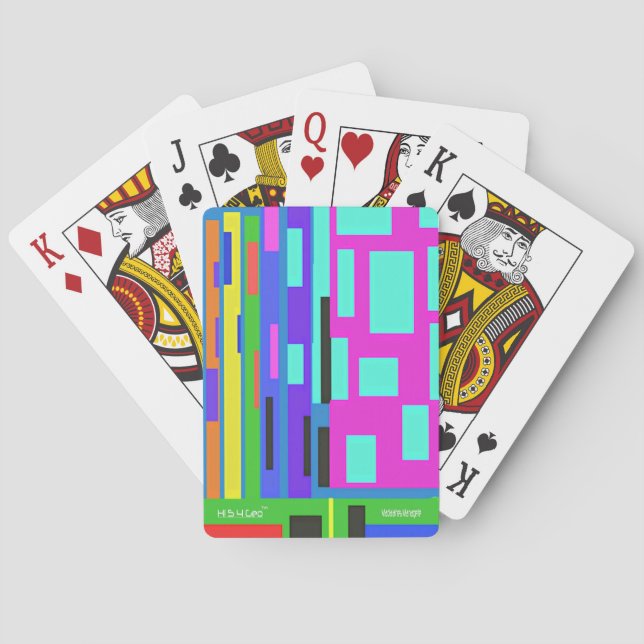 Baraja De Cartas HI54GEO™ Geo Building (Reverso)