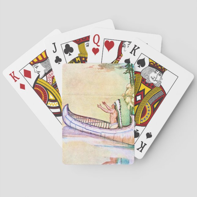 Baraja De Cartas Hiawatha Magic Canoe (Reverso)