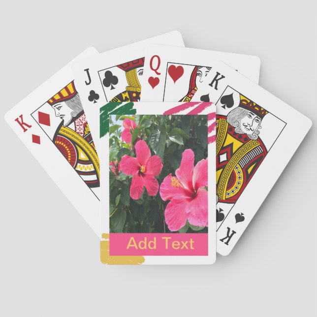 Baraja De Cartas Hibiscus spp. (Reverso)