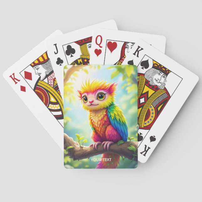 Baraja De Cartas Híbrido de Fantasy Cute mitad Ferret (Reverso)