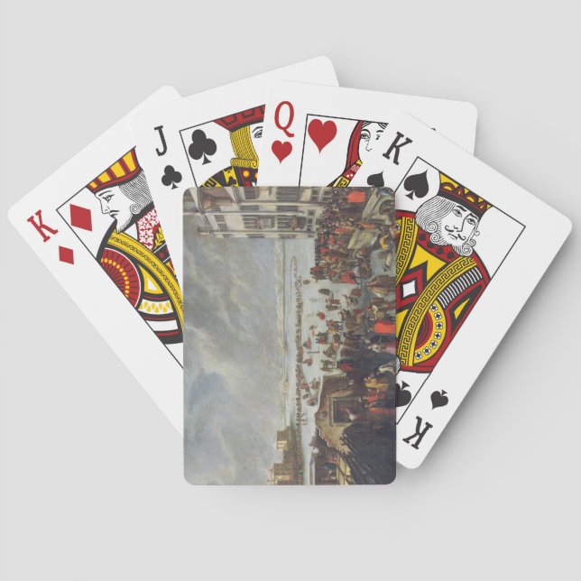 Baraja De Cartas Hielo en la laguna (Reverso)