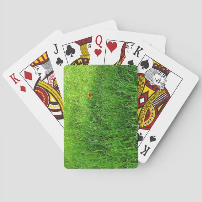 Baraja De Cartas Hierba Verde (Reverso)