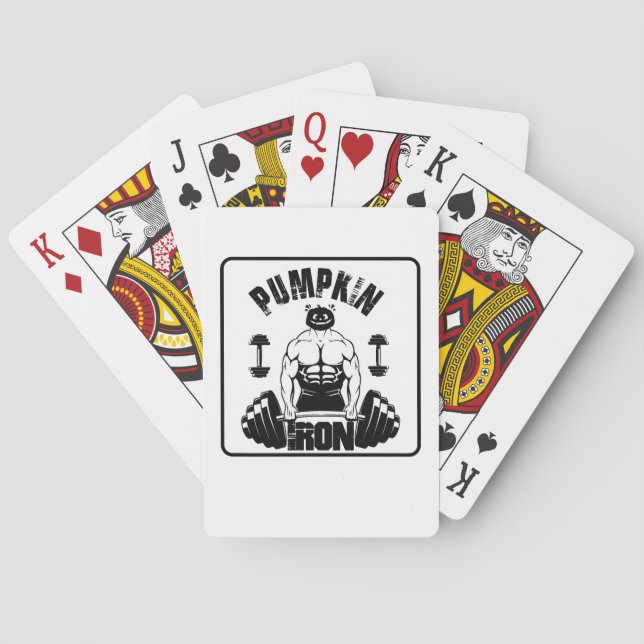 Baraja De Cartas Hierro de calabaza (Reverso)