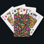 Baraja De Cartas High Tops<br><div class="desc">Textura floral cutánea vintage colorida</div>