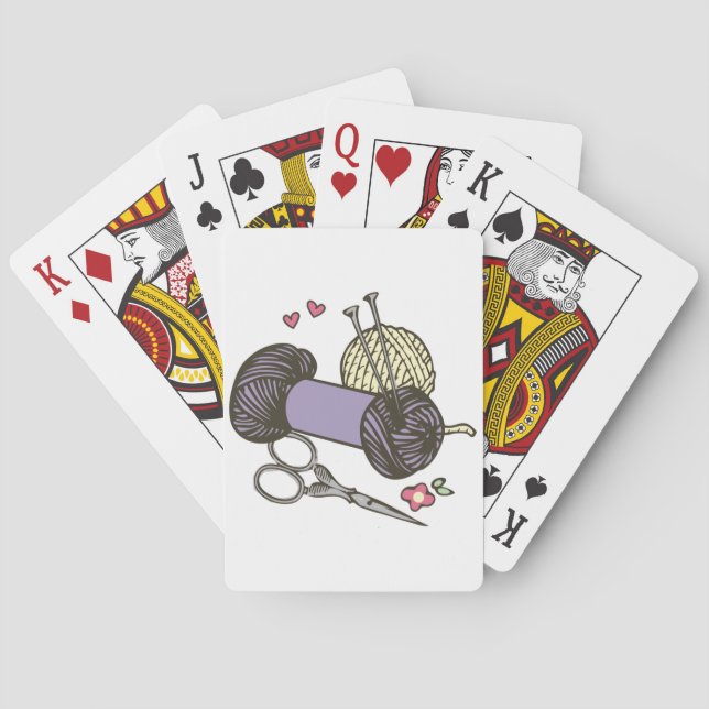 Baraja De Cartas Hilados de punto (Reverso)