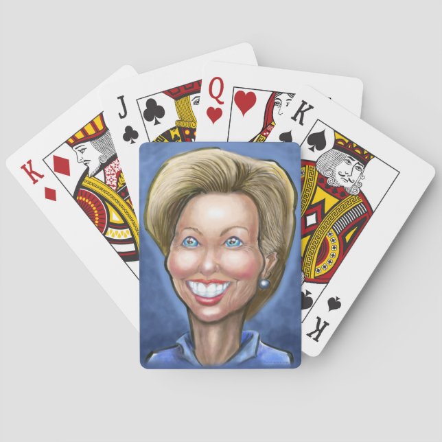 Baraja De Cartas Hillary Clinton (Reverso)