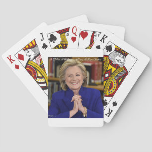 Baraja De Cartas Hillary Clinton Regalo de Toma Un Pueblo