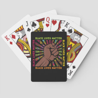 Baraja De Cartas Hip Hop Música Black Pride Puño Melanin