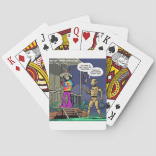 Baraja De Cartas Hipie de Prueba de Choque Divertido