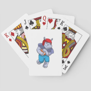 Baraja De Cartas Hipopótamo en Deportes de Fútbol