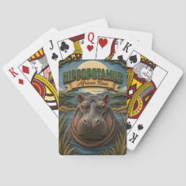 Baraja De Cartas Hipopótamo Río Africano POPCUT