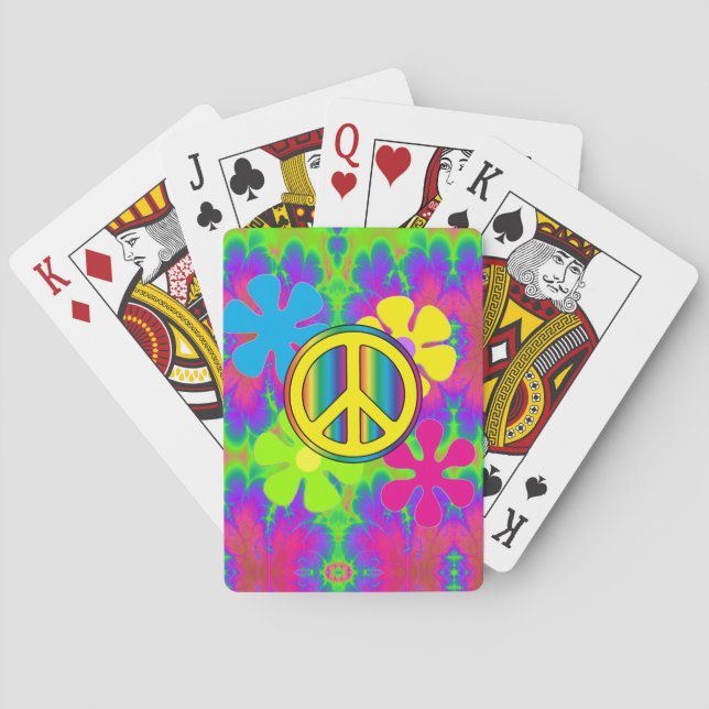 Baraja De Cartas Hippie (Reverso)