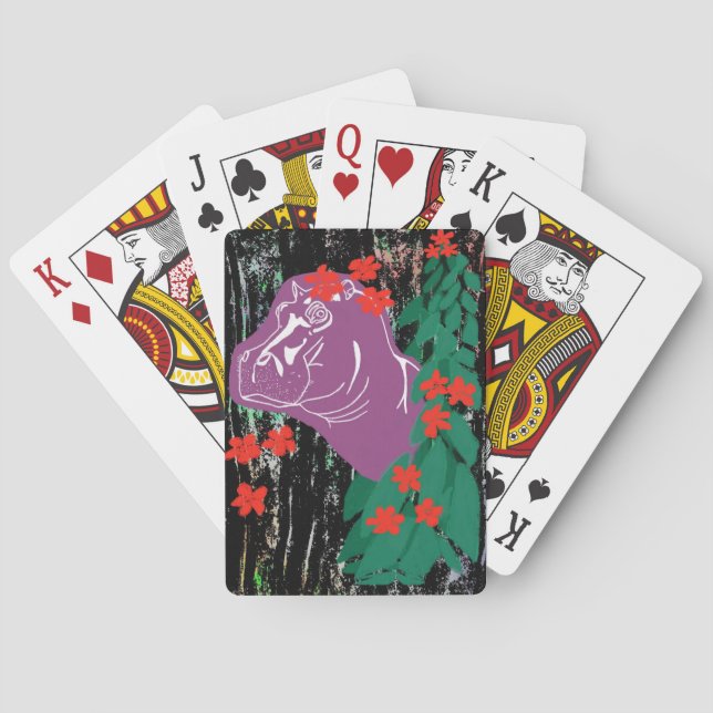 Baraja De Cartas Hippo in the Garden Playing Cards (Reverso)
