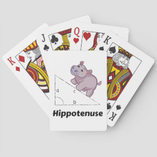 Baraja De Cartas Hippotenuse Funny Math