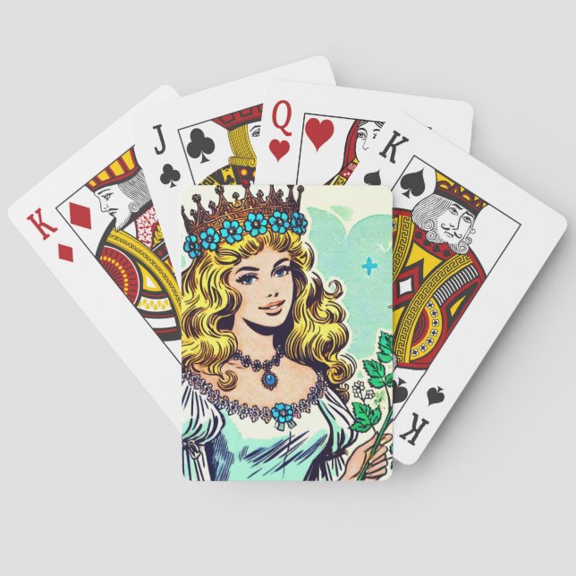 Baraja De Cartas Historietas de princesas chinas (Reverso)